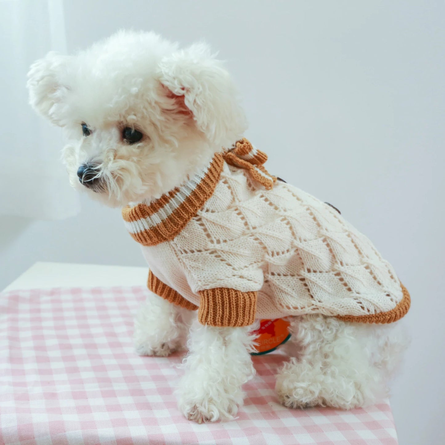 1Pc Cute Pet Knitted Sweater for Autumn Winter Dog Warm Clothes Dog Accessories Ropa Perro Winter Pet Clothes Apparels Apparel