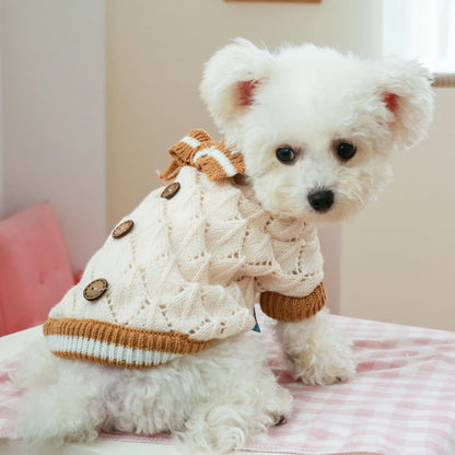 1Pc Cute Pet Knitted Sweater for Autumn Winter Dog Warm Clothes Dog Accessories Ropa Perro Winter Pet Clothes Apparels Apparel