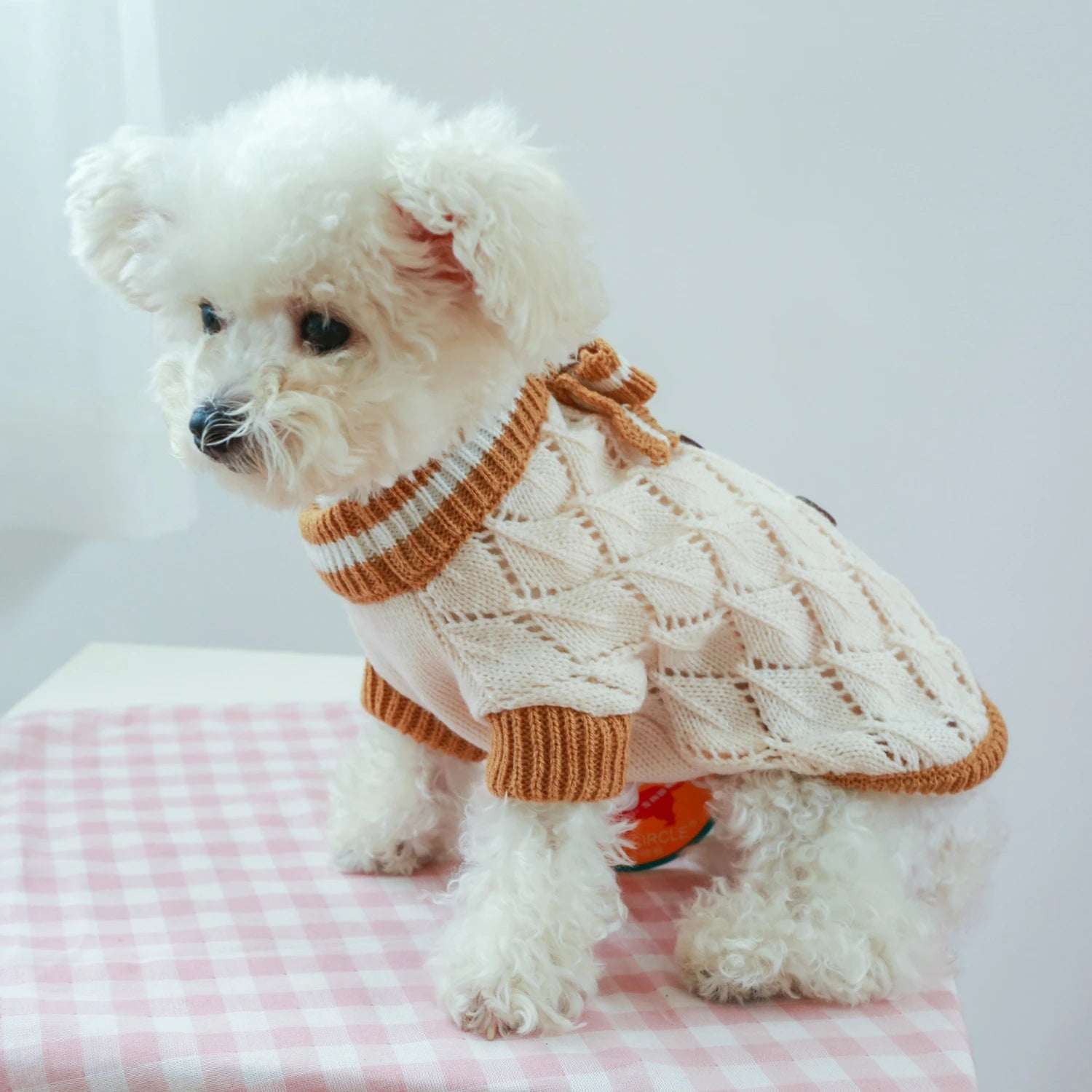 1Pc Cute Pet Knitted Sweater for Autumn Winter Dog Warm Clothes Dog Accessories Ropa Perro Winter Pet Clothes Apparels Apparel