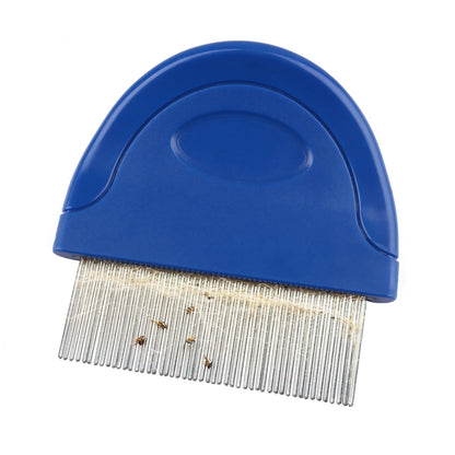 Flea Comb for Cat Dog, Stainless Steel Pet Hair Removal Comb
